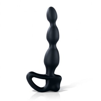 Big BendIt! Electrosec - Analde Dildo - Zwart - Ø 40 mm