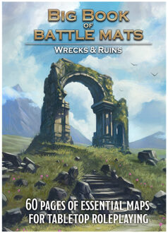 Big Book of Battle Mats: Wrecks & Ruins Boek