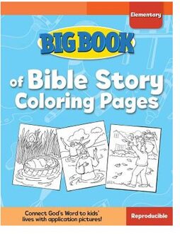 Big Book of Bible Story Coloring Pages for Elementary Kids