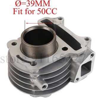 Big Bore Kit Cilinder Zuigerveren Fit Voor GY6 50cc Om 100cc 4 Takt Scooter Bromfiets Atv Met 139QMB 139QMA motor 39/44/47/50Mm 39MM (50CC)
