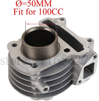 Big Bore Kit Cilinder Zuigerveren Fit Voor GY6 50cc Om 100cc 4 Takt Scooter Bromfiets Atv Met 139QMB 139QMA motor 39/44/47/50Mm 50MM(100CC)