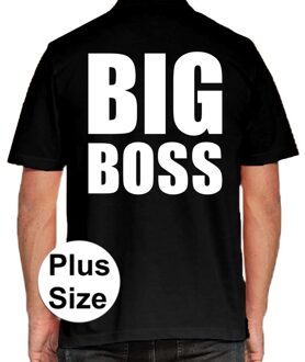 BIG Boss grote maten poloshirt zwart voor heren 3XL