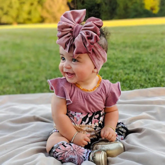 Big Bow Baby Headbands 2019 Spring Infant Headwraps Newborn Girls Turban