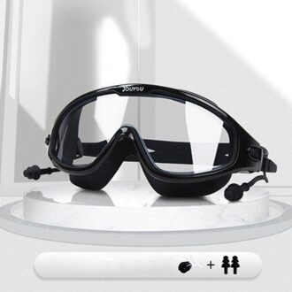 Big Frame Professionele Zwemmen Waterdichte Zachte Siliconen Bril Swim Eyewear Anti-Fog Uv Bril Voor Mannen Vrouwen Zwemmen Brillen 02