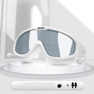 Big Frame Professionele Zwemmen Waterdichte Zachte Siliconen Bril Swim Eyewear Anti-Fog Uv Bril Voor Mannen Vrouwen Zwemmen Brillen 03