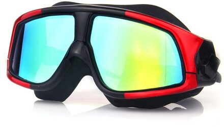 Big Frame Professionele Zwemmen Waterdichte Zachte Siliconen Bril Swim Eyewear Anti-Fog Uv Mannen Vrouwen Goggles Voor Mannen Vrouwen 1