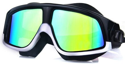 Big Frame Professionele Zwemmen Waterdichte Zachte Siliconen Bril Swim Eyewear Anti-Fog Uv Mannen Vrouwen Goggles Voor Mannen Vrouwen 2