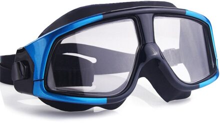 Big Frame Professionele Zwemmen Waterdichte Zachte Siliconen Bril Swim Eyewear Anti-Fog Uv Mannen Vrouwen Goggles Voor Mannen Vrouwen 5