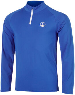 Big Serve 1/4 Zip Longsleeve Heren blauw