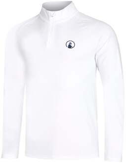 Big Serve 1/4 Zip Longsleeve Heren-Wit - XS,S,M,L,XL,XXL