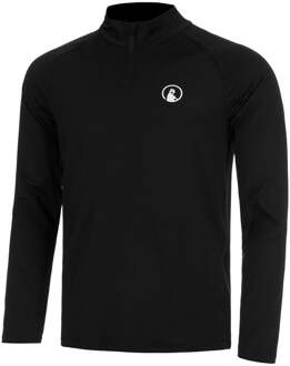 Big Serve 1/4 Zip Longsleeve Heren-Zwart - M