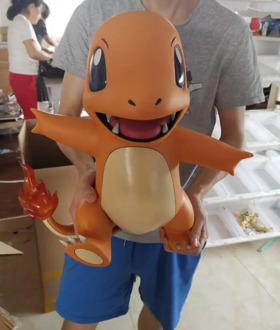 Big Size 1:1 Charmander Cute Ver. Action Figure Toys 46cm