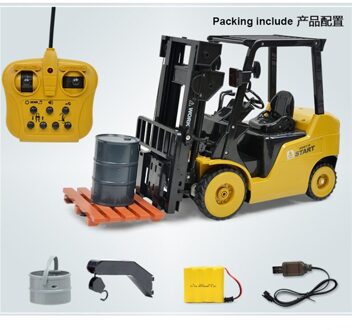 Big size 1:8 11CH RC Heftruck Kraan RTR Ingenieur Voertuig Speelgoed Kinderen afstandsbediening auto Speelgoed