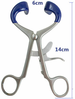 Big Size 14CM Dental Mouth Retractor Orthodontic Opener Oral Stainless Steel Molt Scratch-Proof Surgical Instrument Gag