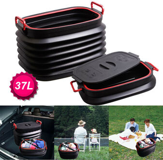 Big Size Auto Prullenbak Kan Opbergtas Doos Draagbare Outdoor Vissen Intrekbare Vouwen Water Emmer Vuilnis Garbage Dust Houder 37