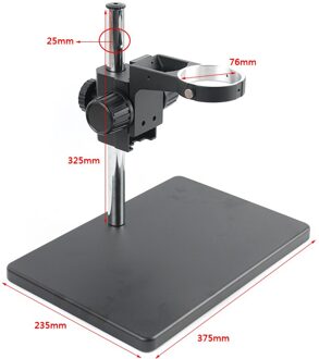 Big Size Lab Industriële Stereo Microscoop Verstelbare Stand Scherpstellen Beugel 76Mm Ring Houder Voor Verrekijker Trinoculaire Microscoop Bruin
