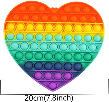 Big Size Push Popit Bubble Zintuiglijke Fidget Speelgoed Autisme Nodig Squishy Stress Reliever Volwassen Kids Anti-Stress Popit Fidget reliver