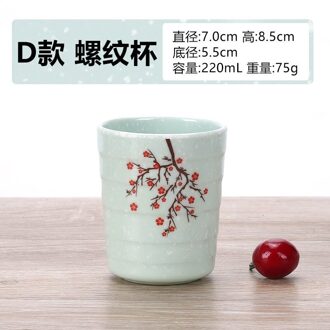 Big Size Theekopje Blauw Porselein Kung Fu Cup Drinkware 280Ml 3