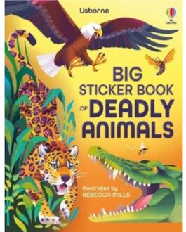 Big Sticker Book Deadly Animals - Big Sticker Books - Alice James