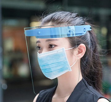 Big Transparent Screen Mask Anti-Spittle Splash-proof Full Face Shield Mask Safty Virus Protective Face Cover Mask Anti Saliva