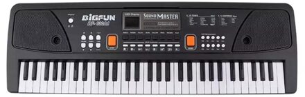 Bigfun Elektronische Keyboard Piano Digitale Muziek Key Board Met Microfoon Kinderen Muzikale Verlichting 63 x 20 x 6.2cm