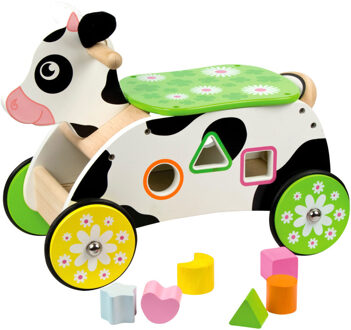 BIGJIGS Loop- en Sorteerkoe BigJigs BB029