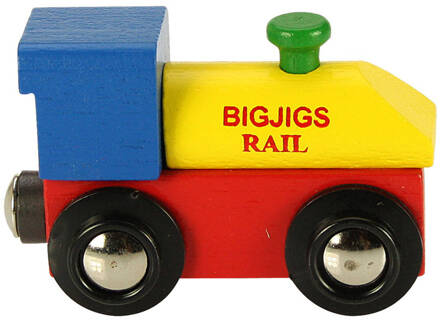 BIGJIGS Rails - Naamtrein - Locomotief