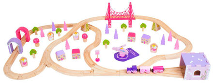 Bigjigs Toys Bigjigs Fairy Town Train Set Multikleur