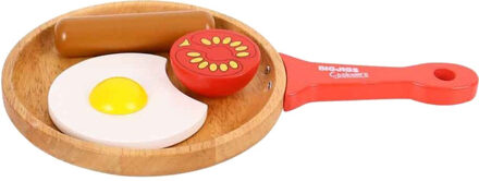 Bigjigs Toys BigJigs Ontbijtset Pannetje met ei