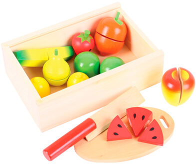 Bigjigs Toys Houten Kistje met Snijfruit