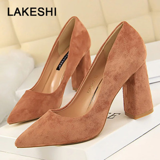 Bigtree Shoes 2019 New Women Pumps Fashion Women High Heels Shoes Spring FWedding Shoes Women Kitten Heels Bridal Shoes