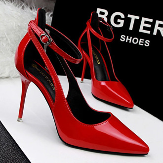 BIGTREE Shoes Hollow Out Woman Pumps Red High Heels 2020 Sexy Women Heels Stiletto Wedding Shoes Buckle Party Shoes Female Shoes