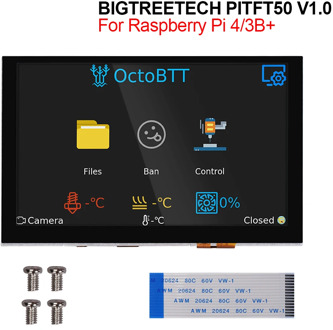 BIGTREETECH PITFT50 V1.0 Touch Screen 5 inch DSI 800 x 480 Capacitive Screen LCD Display for Octoprint Raspberry Pi 4 3B Plus 2B