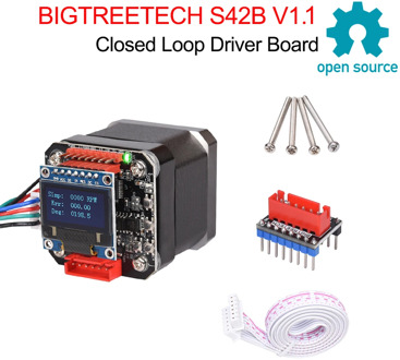 BIGTREETECH S42B V1.1 Closed Loop Driver Control Board 42 Stepper Motor OLED 3D Printer Parts For Ender 3 SKR V1.3/1.4 VS S42A