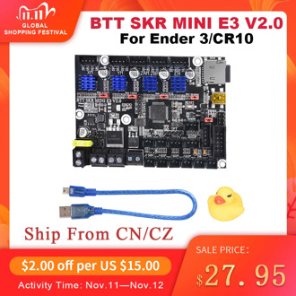 BIGTREETECH SKR Mini E3 V2.0 Control Board 32 Bit With TMC2209 Driver 3D Printer Parts For CR10 Ender 3 Pro/5 Upgrade SKR V1.4