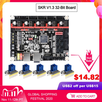 BIGTREETECH SKR V1.3 32 Bit Smoothieboard 3D Printer 32bit Control Board Parts vs MKS GEN L Sgen L TMC2130 tmc2209 tmc2208 a4988