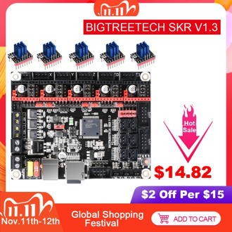 BIGTREETECH SKR V1.3 3D Printer Board 32Bit Control TMC2208 3D Printer Parts VS SKR V1.4 Ramps 1.4 E3 DIP For Ender 3 TMC2209