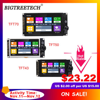 BIGTREETECH TFT43 TFT50 TFT70 V3.0 Touch Screen 12864LCD WiFi Wireless 3D Printer Parts For SKR V1.4 Turbo MINI E3 Ender3