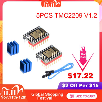 BIGTREETECH TMC2209 V1.2 Stepper Motor Driver UART VS TMC2208 TMC2130 A4988 3D Printer Parts For Ender 3 SKR V1.3 V1.4 mini E3