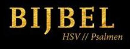 Bijbel (HSV) met psalmen - 14 x 21 hardcover zwart -   (ISBN: 9789065395948)