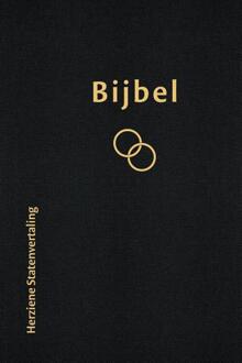 Bijbel Huwelijksbijbel Herziene Statenvertaling zwart - Boek Jongbloed, Uitgeversgroep (9065394273)