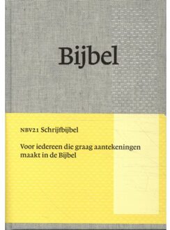Bijbel Nbv21 Schrijfbijbel - Nbv21