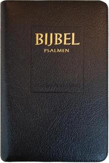 Bijbel (SV) met psalmen (niet-ritmisch) - met goudsnee, rits en duimgrepen - (ISBN:9789065395023)