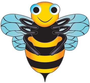 Bijen vlieger 76 x 112 cm Multi