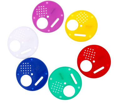 Bijenkorf Deur (willekeurige kleuren) Bijenteelt Imker Doos, 6 stks/set 7.5 cm Plastic Entree Disc Bee Nest Gate
