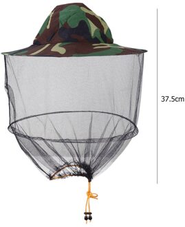 Bijenteelt Imker Cowboy Hoed Mosquito Insect Netto Sluier Gezicht Protector Cap Comfortabel Anti Bee Hoed 2