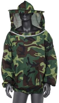 Bijenteelt Jacket Kiel Beschermende Protector Bijenteelt Hoed Mouw Ademend Apparatuur JU8 groen Camo