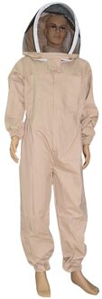 Bijenteelt Kleding Full Body Professionele Imkers Bee Bescherming Bijenteelt Pak Safty Sluier Hoed Bijenteelt Gereedschappen Licht Geel / Xl