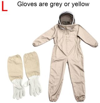 Bijenteelt Pak Outfit Bijenstal Professionele Farm Full Body Geventileerde Beschermende Kleding Met Veiligheid Handschoen Sluier Hood Unisex