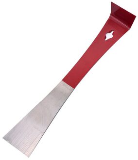 Bijenteelt Rvs J Vorm J-Type Tool Gebogen Staart Bijenkorf Haak Schraper Rood Of Geel Multifunctionele Bijenteelt tool Half rood kleur